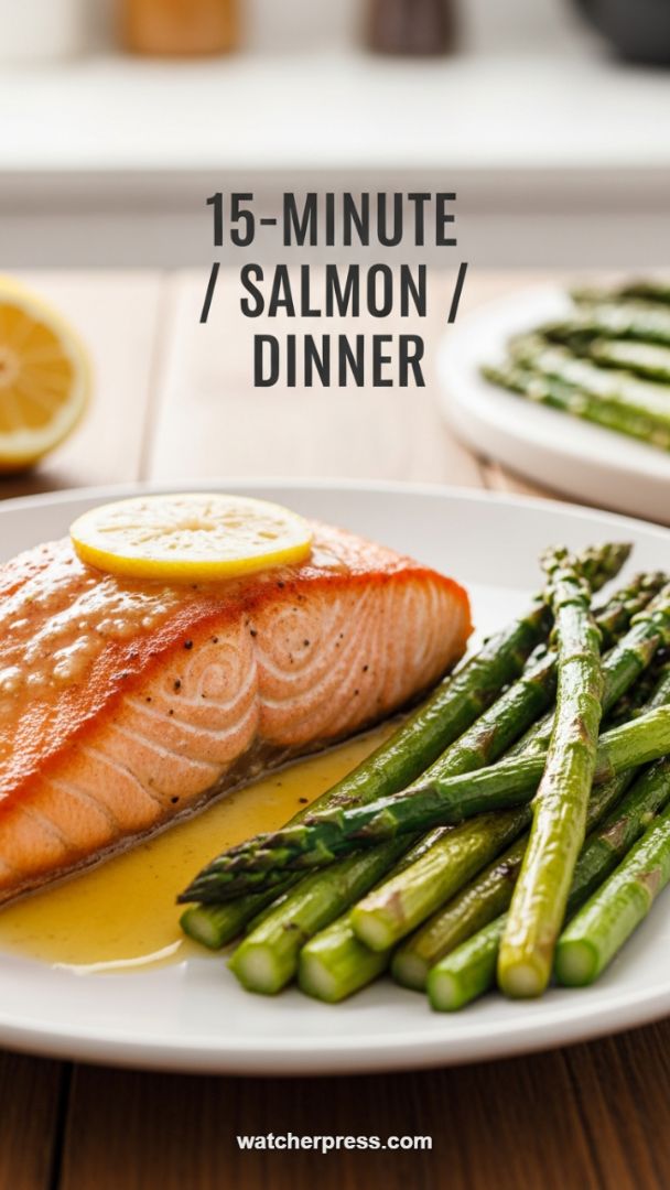 15-Minute Lemon-Glazed Salmon and Asparagus: The Ultimate Weeknight Power Meal