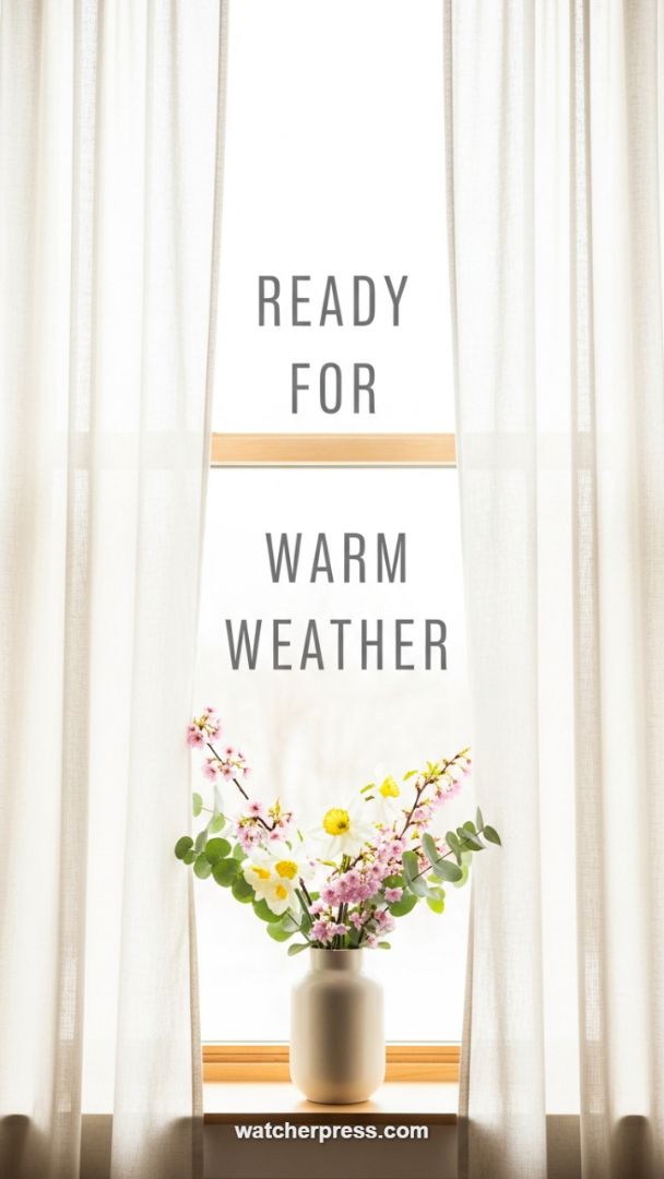 Achieving the Perfect Seasonal Light: Airy Curtains and Natural Window Decor