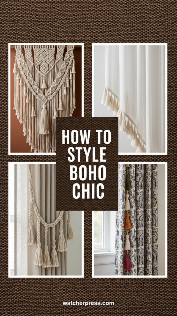 Bohemian Accents: Incorporating Organic Textures and Tassels for a Global Spring Vibe