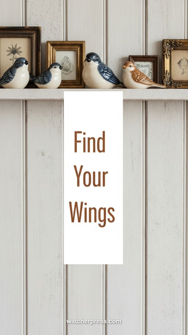 Charming Aviary Accents: Vintage-Inspired Ceramic Bird Collection