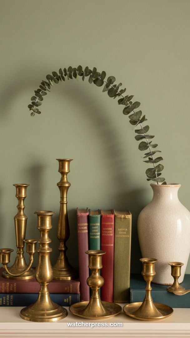 Curated Vintage Brass Accents for Elevated Al Fresco Ambiance