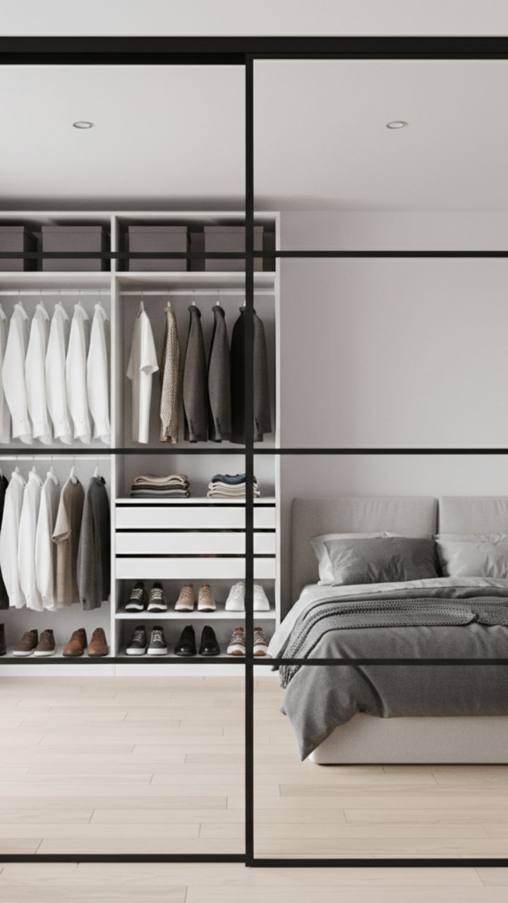 Defining Luxury: The Black-Framed Glass Partition for Instant Walk-In Appeal