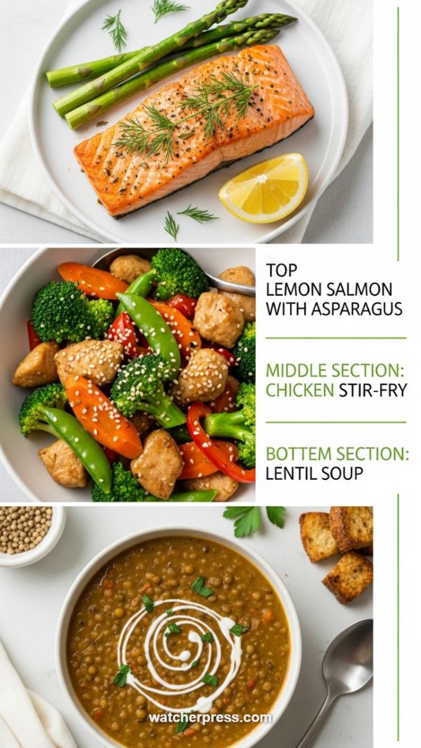 Diverse Instant Pot Dinners: From Lemon Salmon to Hearty Lentil Soup