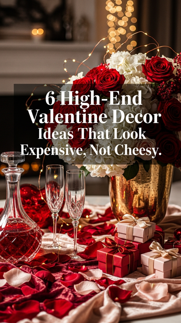 6 High-End Valentine Decor Ideas That Look Expensive, Not Cheesy.
