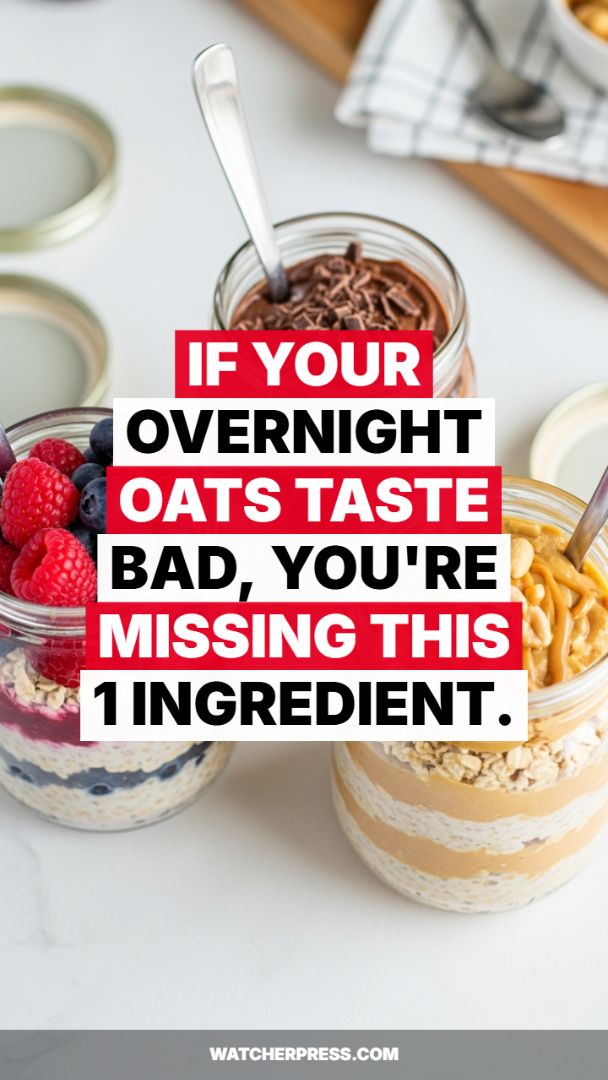 Dump-and-Go Breakfast Savior: Solving the Overnight Oats Taste Problem