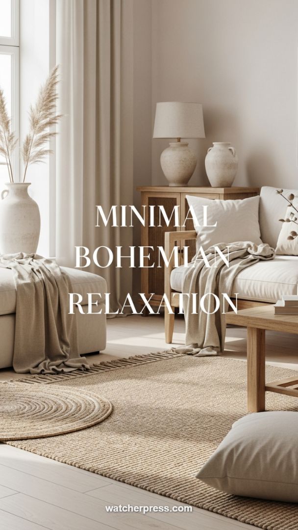 Effortless Serenity: Designing the Minimal Bohemian Living Space