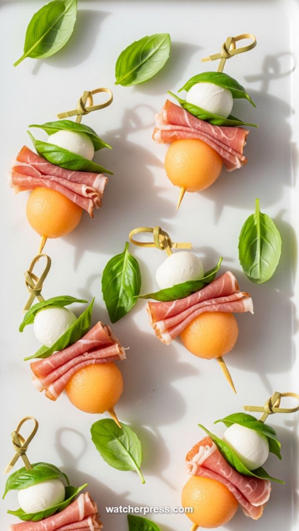 Elevated Appetizers: The Art of the Prosciutto-Wrapped Skewer
