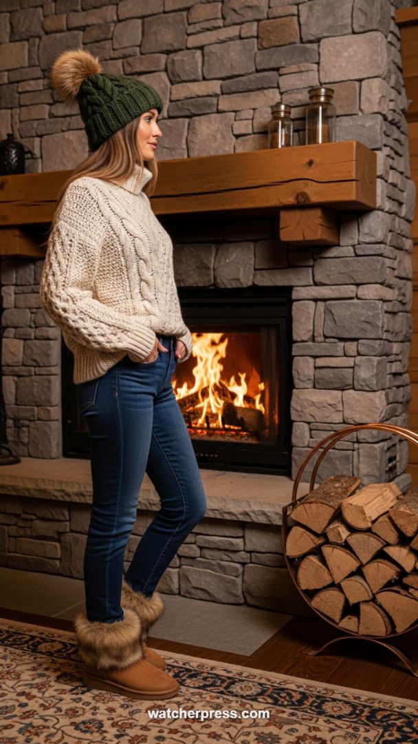 Elevating the Hearth: The Essential Stone Fireplace and Ambient Gathering Spot