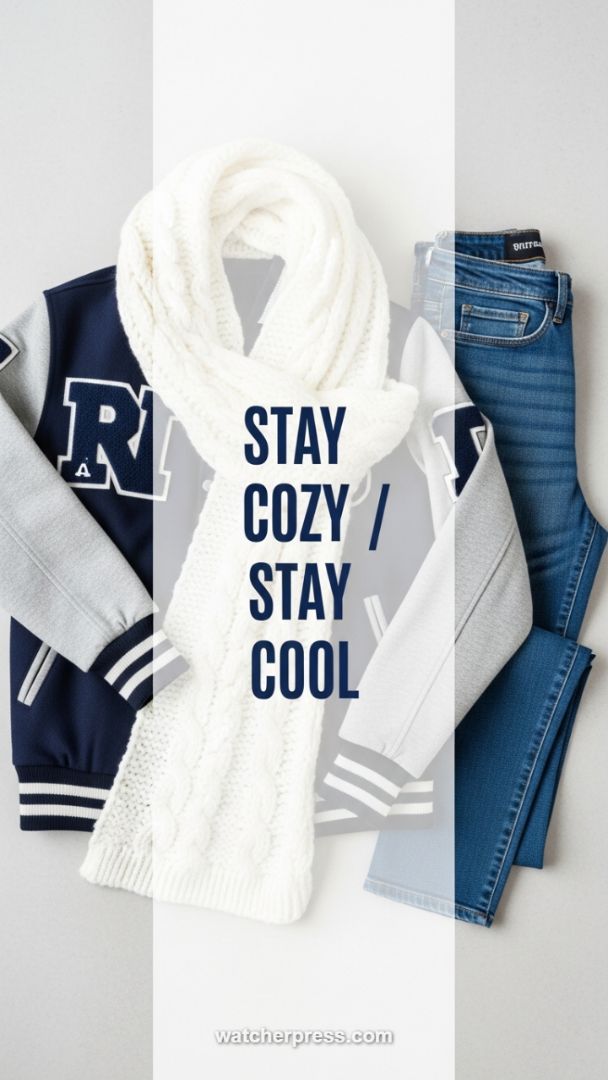 Essential Layering: The Investment-Grade Varsity Jacket and Premium Denim Combo