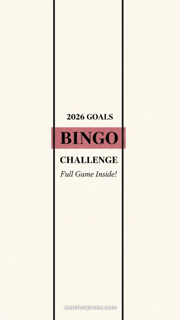 Gamified Goal Setting: Introducing the 2026 Vision Board Bingo Challenge Template