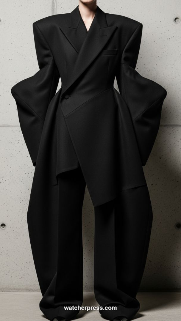 Geometry of Authority: The Architecturally Structured Black Suit