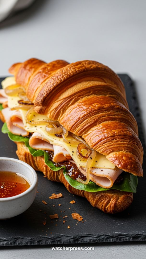 Gourmet Croissant Sandwiches: Effortless Elegance for Your Party Menu