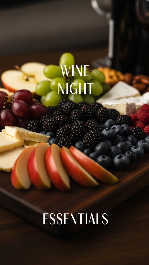 Gourmet Fruit and Cheese Charcuterie Board: The Ultimate Wine Night Essential