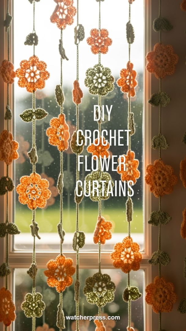 Handcrafted Floral String Curtains: Adding Bohemian Texture and Warmth to Any Window