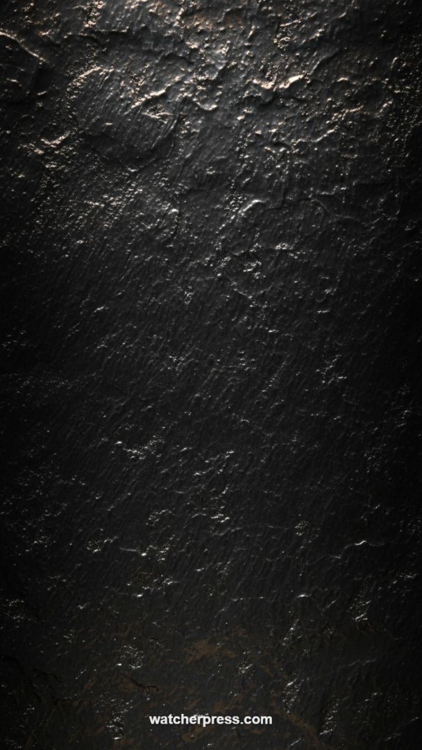 High-Contrast Obsidian Texture: Industrial Dark Slate Aesthetic
