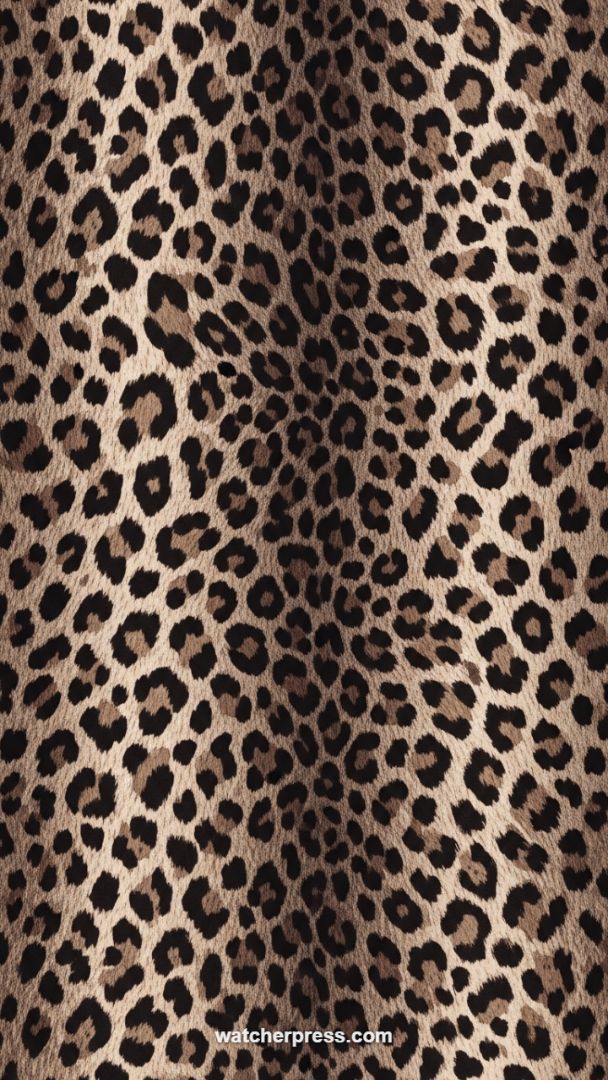 High-Detail Luxe Leopard Rosette Pattern