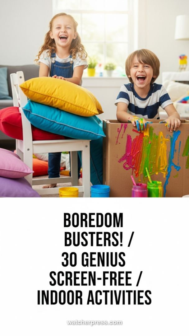 High-Energy Throwback: Competitive Fort Building and Collaborative Art Challenges