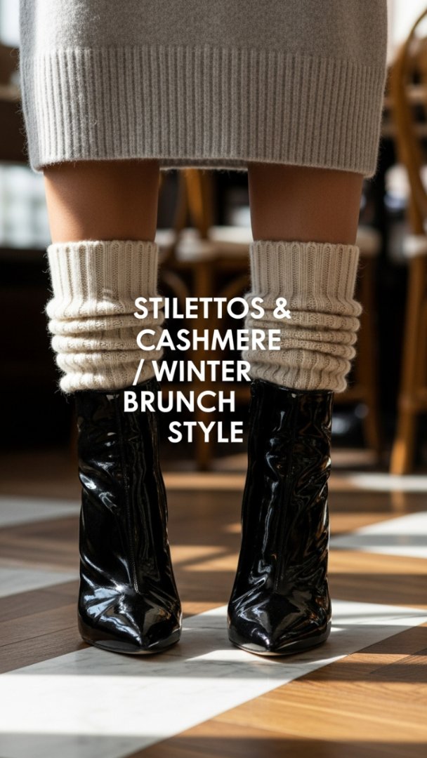 High-Gloss Patent Leather Pointed-Toe Stiletto Ankle Boots