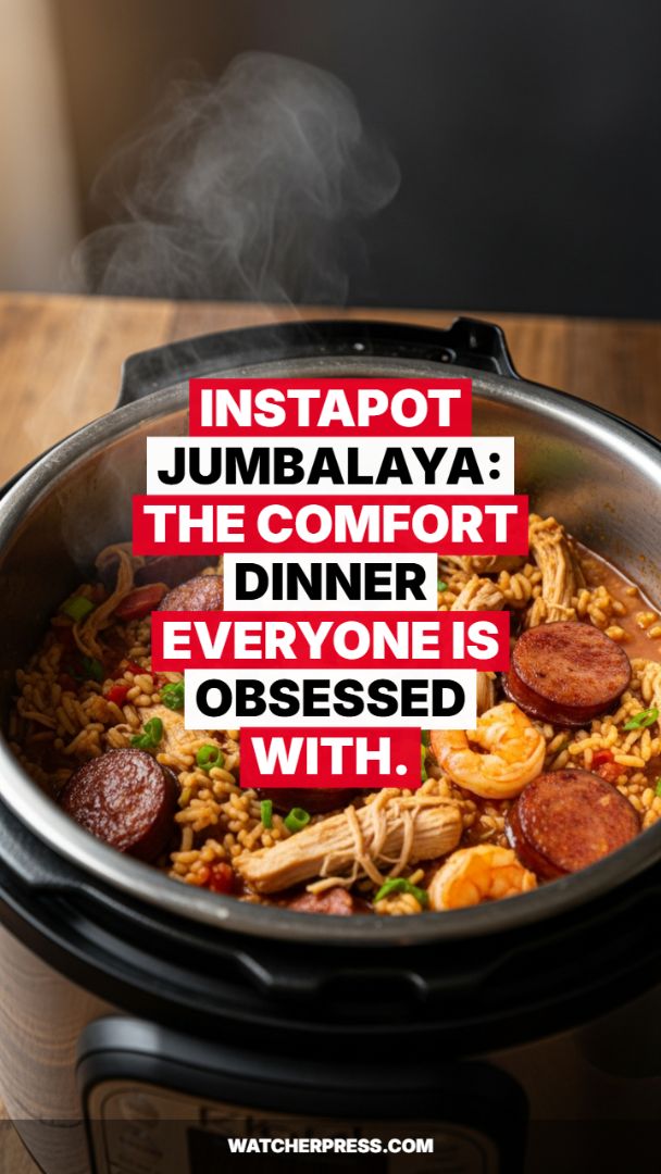 Instant Pot Jambalaya: The Ultimate One-Pot Dump-and-Go Cajun Dinner