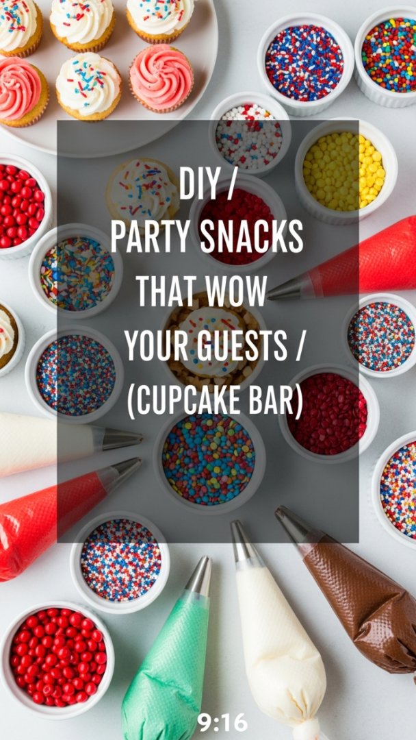 Interactive DIY Dessert Bar: The Ultimate Cupcake Decorating Station