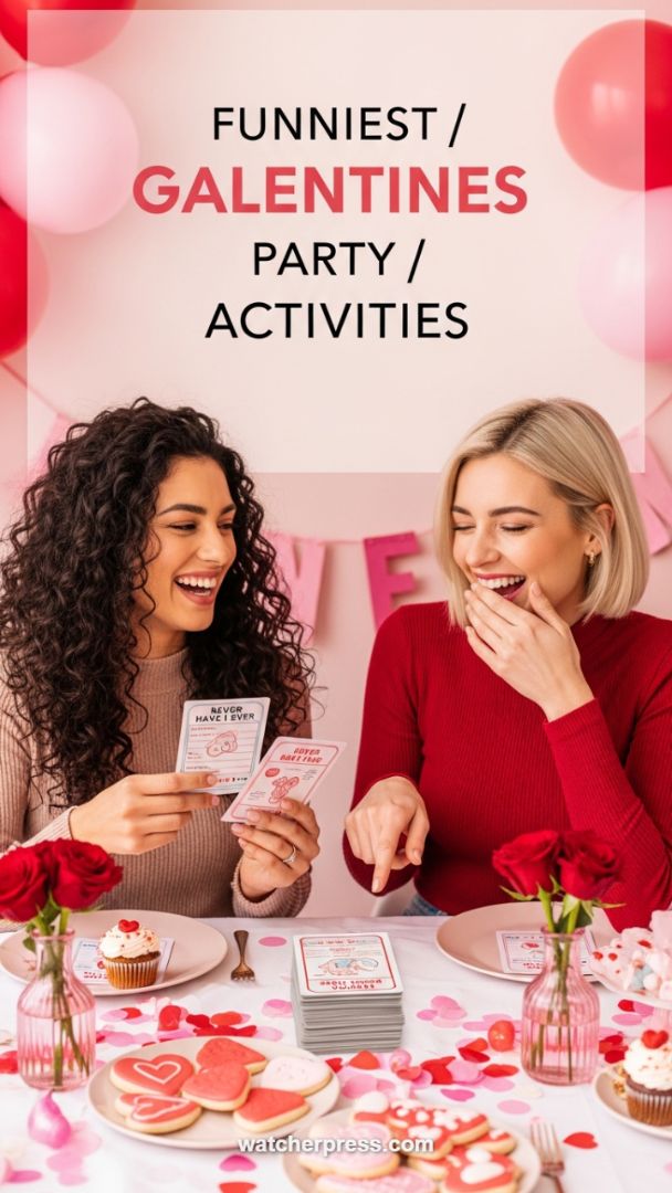 Interactive Galentine's Day Centerpiece: Sweet Treats and Hilarious Party Activities