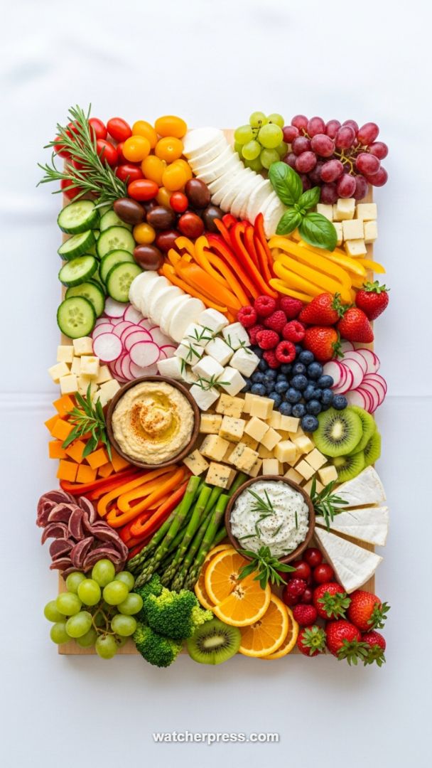 Mastering the Aesthetic Abundance: A Guide to Building a Vibrant, Color-Blocked Crudité and Cheese Board