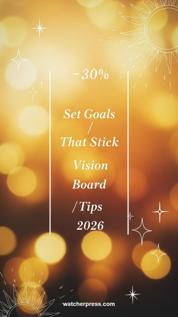 Maximizing 2026: Vision Board & Goal Setting Strategy Guide (30% Off Promotion)