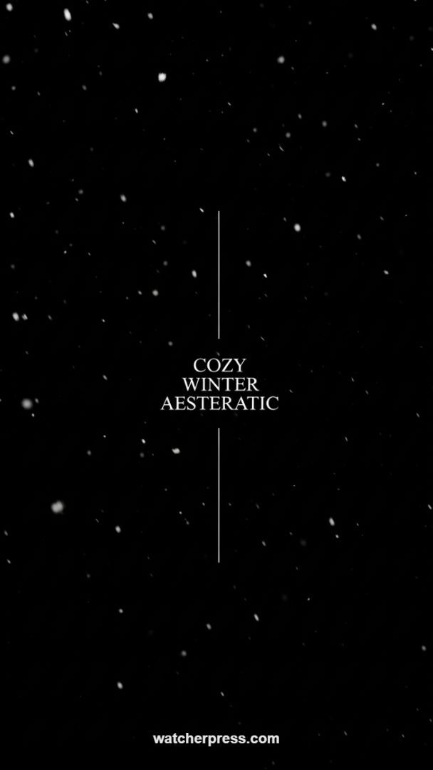 Monochromatic Winter Solstice: Minimalist Black & White Snowfall Wallpaper