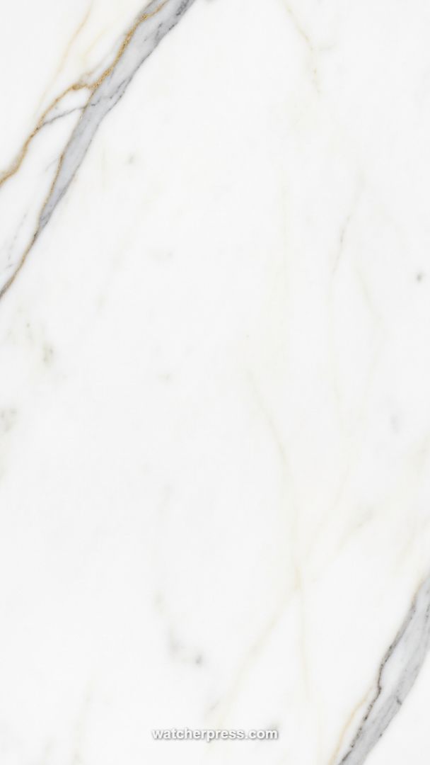 Pristine Carrara Marble with Striking Gold and Silver Veining
