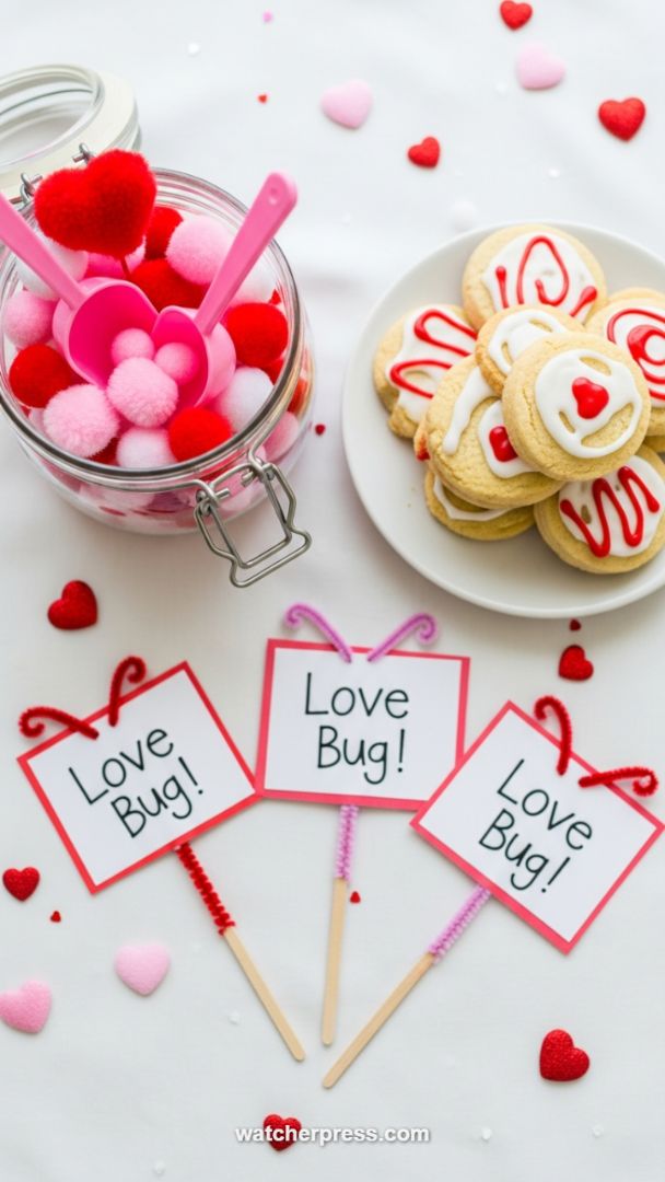 Romantic Red and Pink Accents: Transforming Clear Lanterns into Sweet, Illuminated Centerpieces