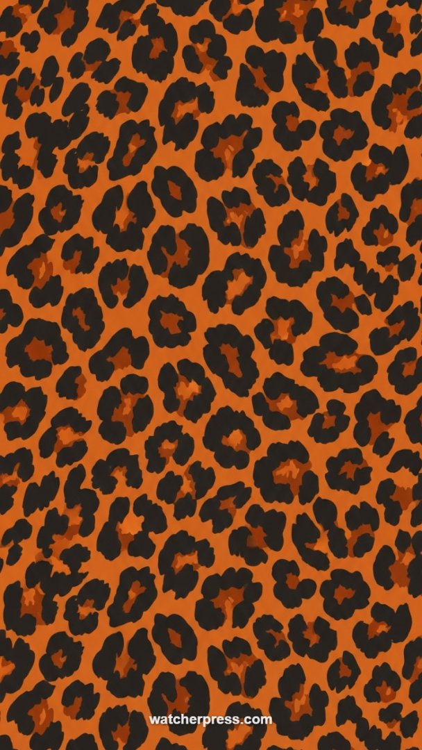 Sizzling Autumn Leopard Print Pattern
