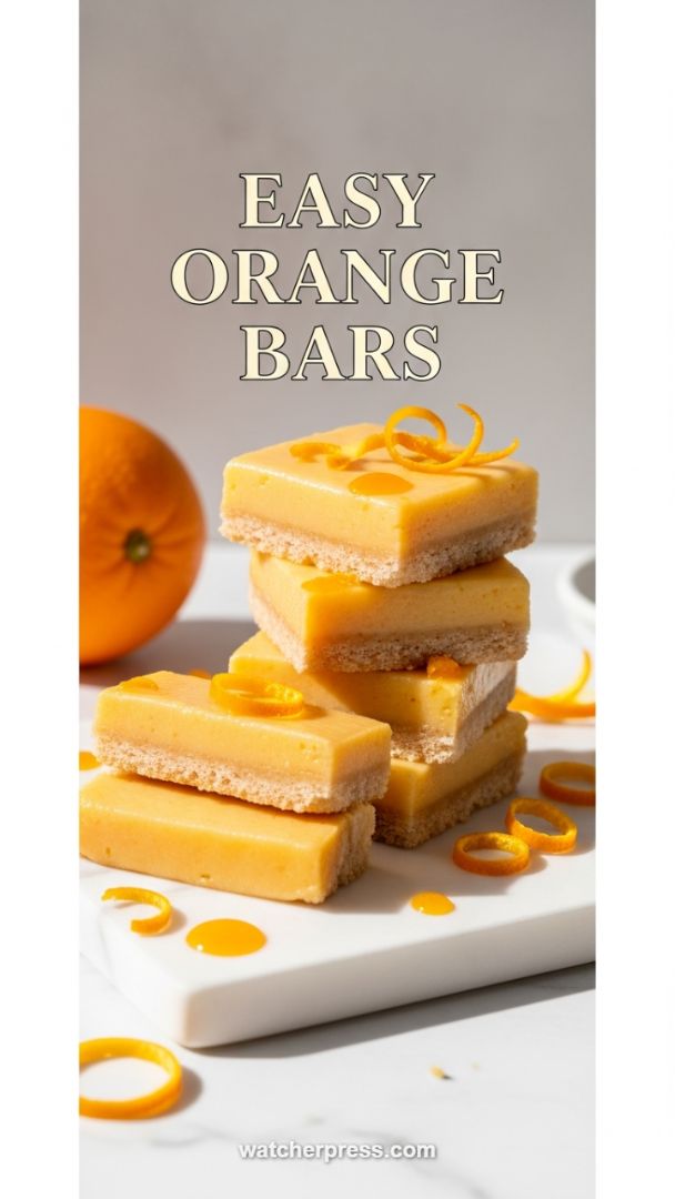Sunshine Citrus Bars: A Bright Orange Dessert to Follow Any Instant Pot Dinner
