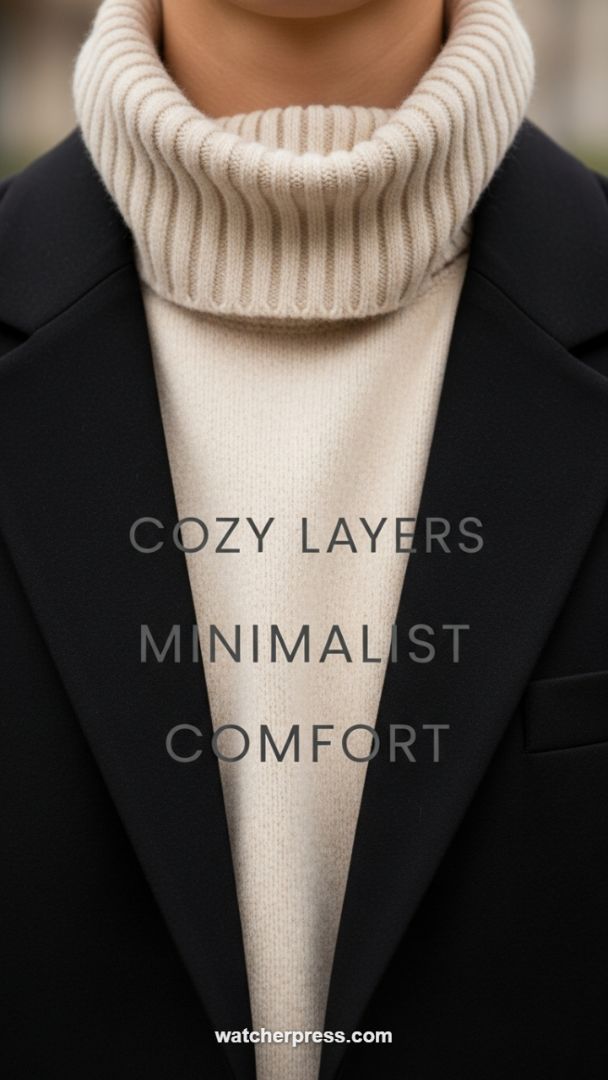 Tailored Minimalism: Mastering the Luxury Layer of Turtleneck and Structured Outerwear