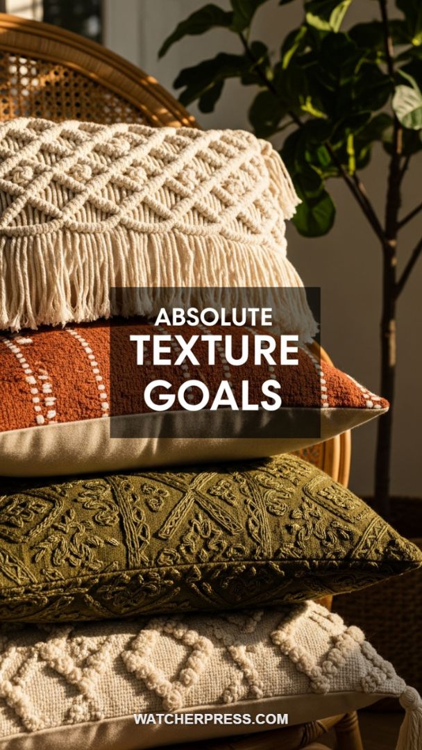The Art of Layering: Achieving Depth with Textured Throw Pillows
