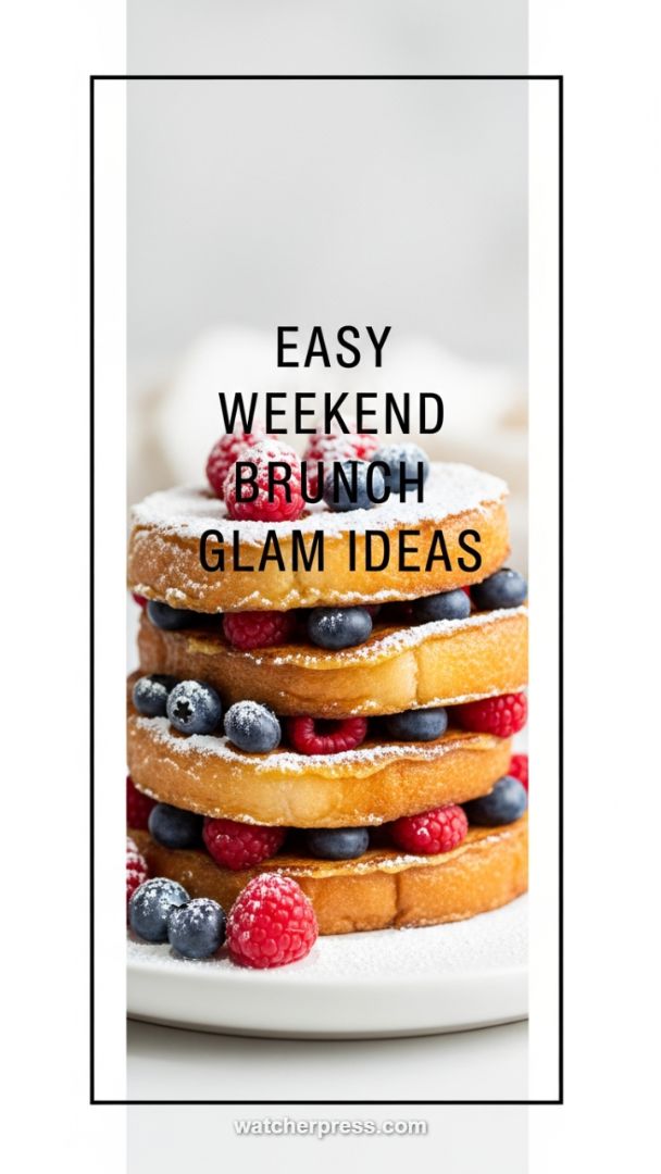 The Art of the Stack: Creating Instagrammable French Toast Towers for Effortless Brunch Glamour