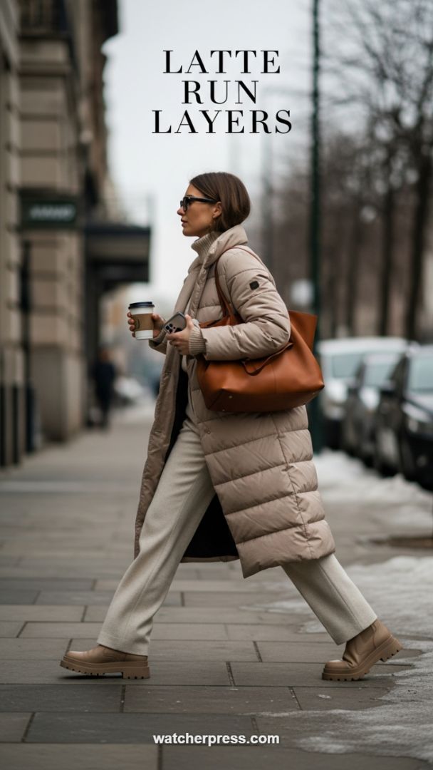 The Art of Tonal Dressing: Mastering the Longline Puffer Coat in Luxe Neutrals