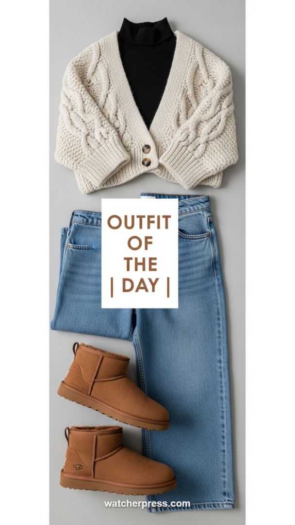 The Elevated Comfort Ensemble: Pairing Textured Knitwear, Core Denim, and Suede Minis for Effortless Style