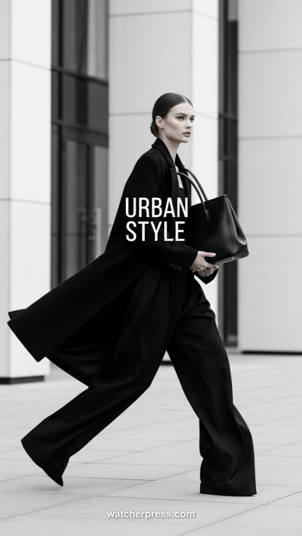 The Essential Black Monochromatic Ensemble: Power Tailoring for Urban Professionals