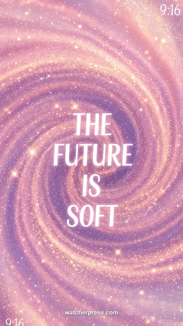 The "Future Is Soft" Digital Affirmation Swirl for Gentle Manifestation