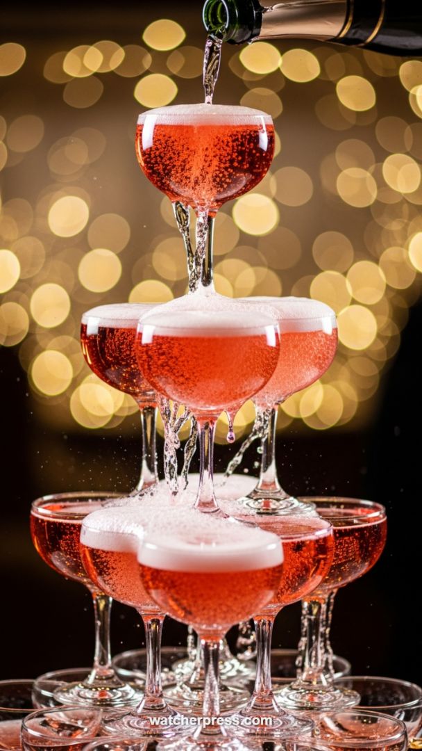 The Grand Champagne Tower: A Dazzling Ritual for Upscale Adult Parties
