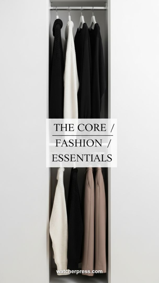 The Minimalist's Edit: Building a Core Capsule Wardrobe with Essential Monochromatic Pieces