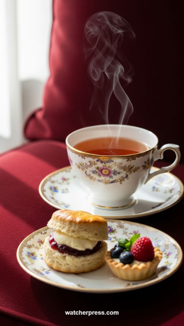 The Opulent Swap: Gilded Floral Teacups for Elevated Dessert Service