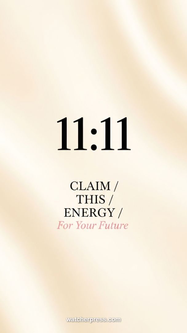 The Power of Synchronicity: 11:11 Master Number Affirmation Card