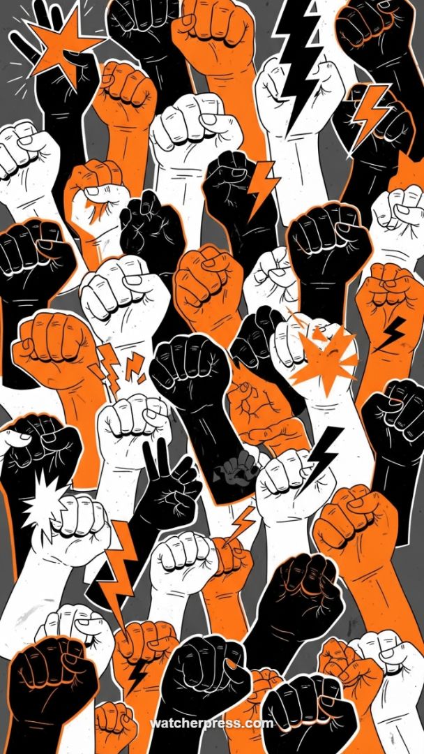 The Power of Unity: Dynamic Fist-Raise Wallpaper for Activist Goals
