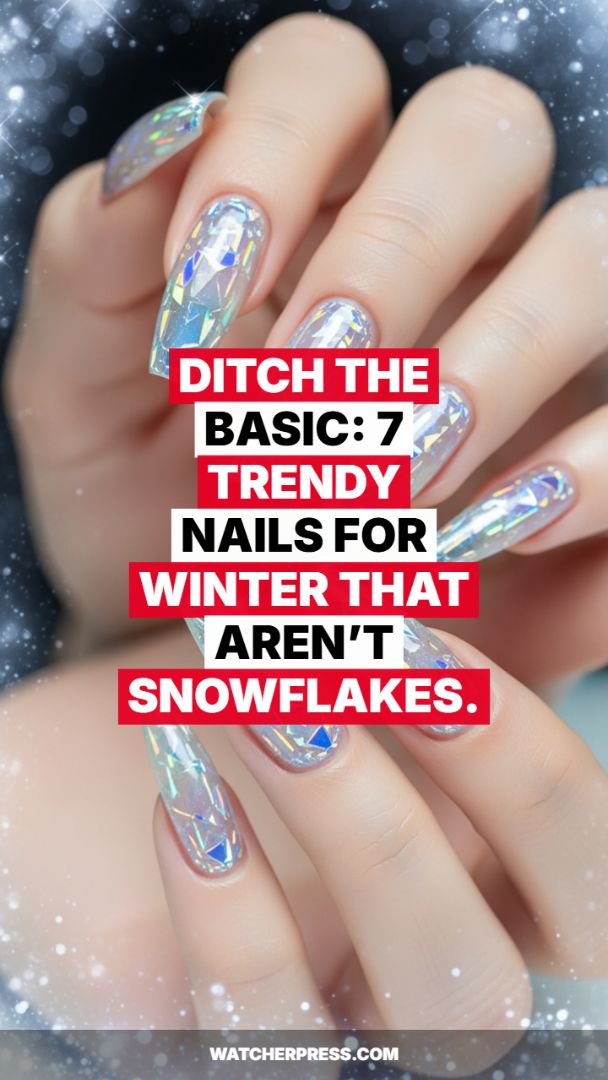 The Prismatic Glaze: Shattered Diamond Holographic Nails