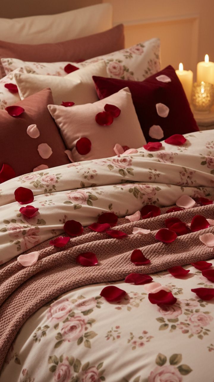 The Romantic Rose Retreat: Affordable Floral Duvet Set