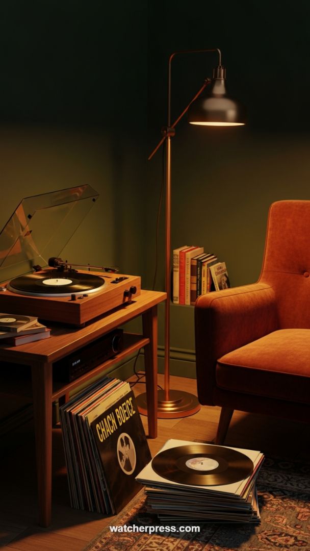 The Tactile Comfort of Sound: Layering Velvets and Warm Wood for a Retro Listening Corner