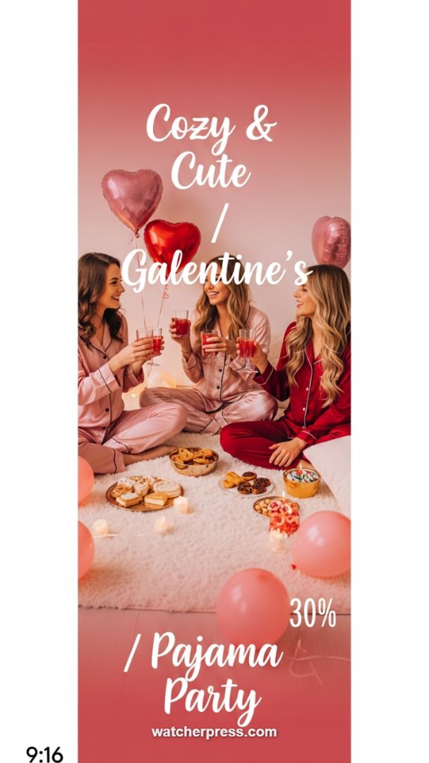 The Ultimate Cozy Setup: Hosting a Luxurious Galentine's Pajama Party