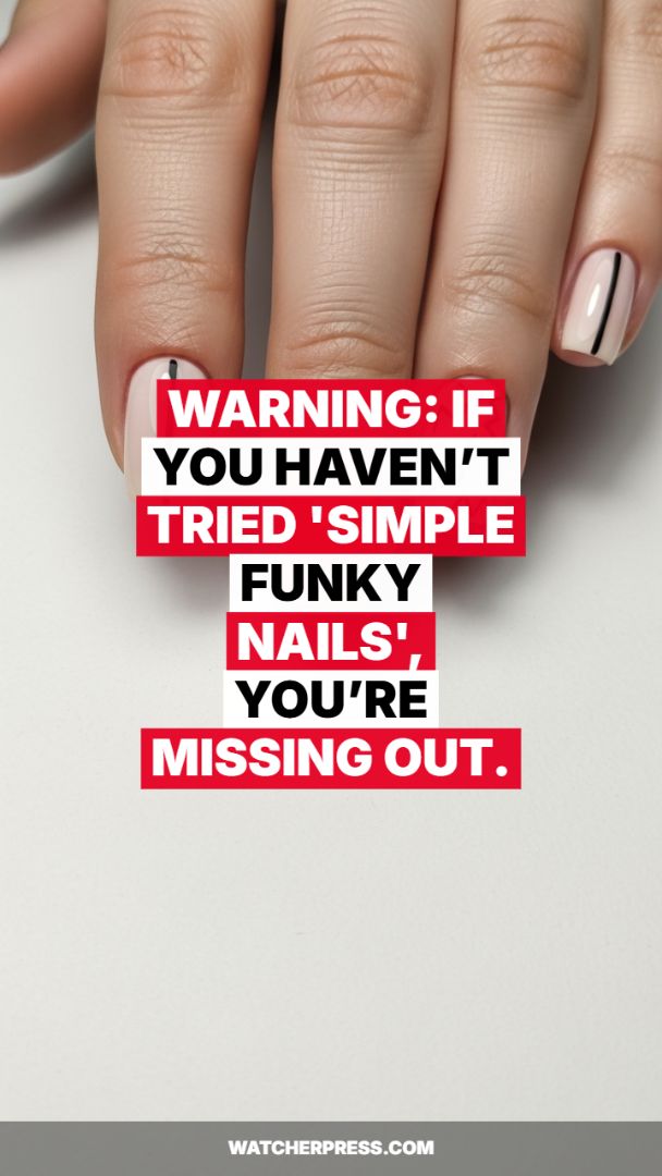 The Viral Linear Accent Nail: Minimalist Chic for 2024