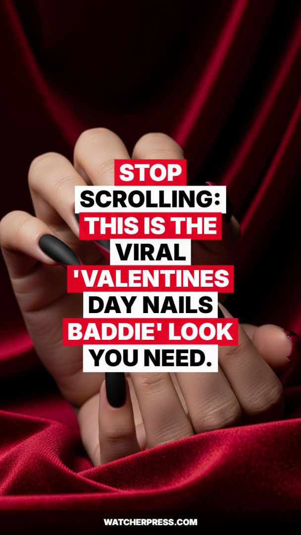 The Viral Velvet Vixen: Matte Black Almond Nails for a Dark Romance Aesthetic